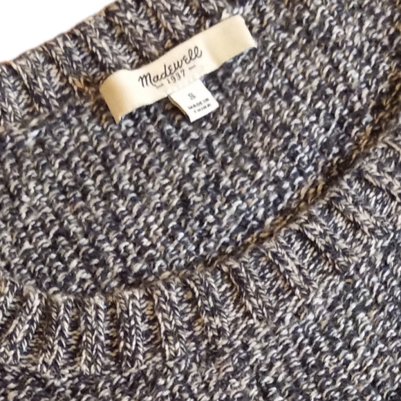 🏖️ MADEWELL Soft Chunky Knit Pullover Size Small - Picture 6 of 11